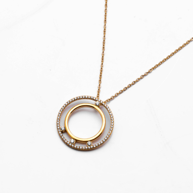 COLLAR ZO15770N DORADO Acero Inoxidable