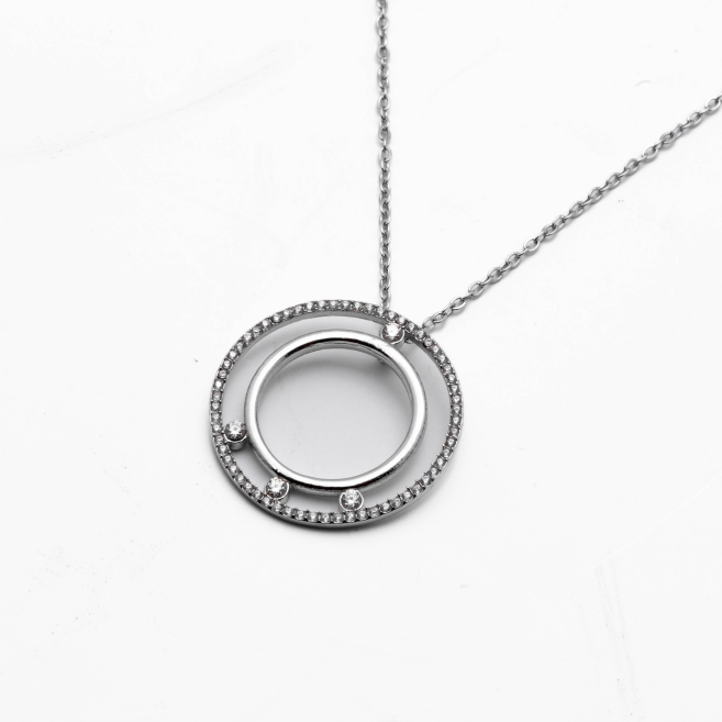 COLLAR ZO15770N PLATEADO Acero Inoxidable