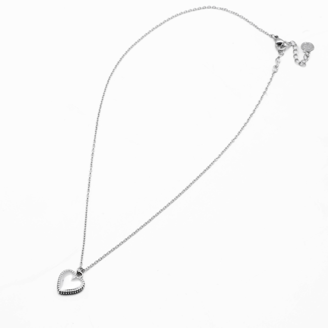 COLLAR ZO14159N PLATEADO Acero Inoxidable