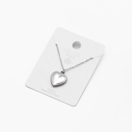 COLLAR ZO14159N PLATEADO Acero Inoxidable