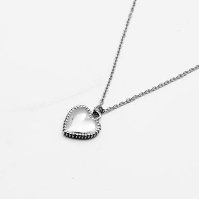 COLLAR ZO14159N PLATEADO Acero Inoxidable