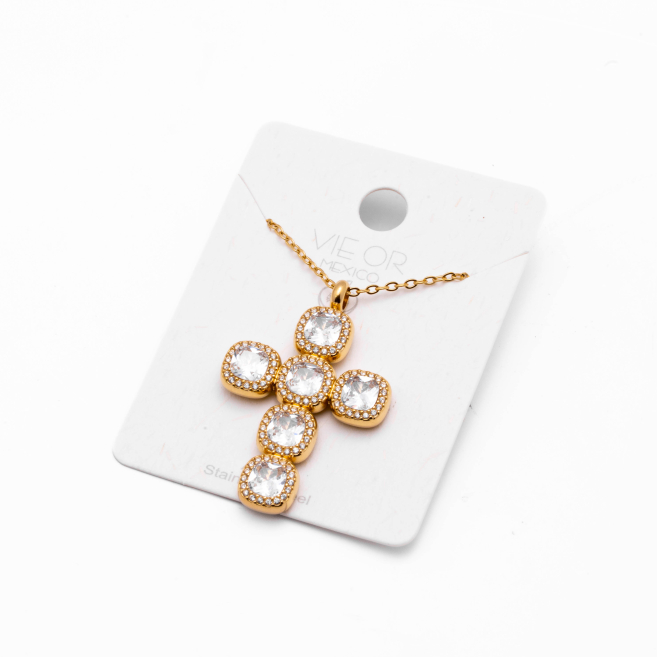 COLLAR ZO13643N DORADO Acero Inoxidable