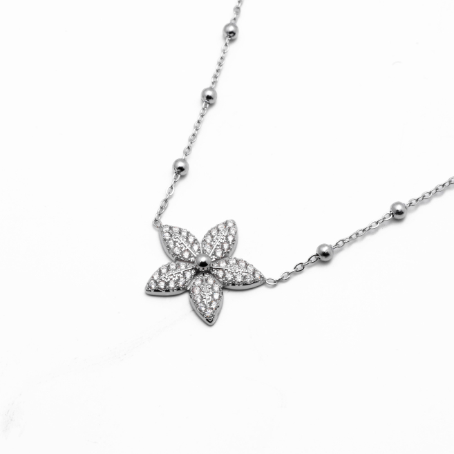 COLLAR ZO15116N PLATEADO Acero Inoxidable