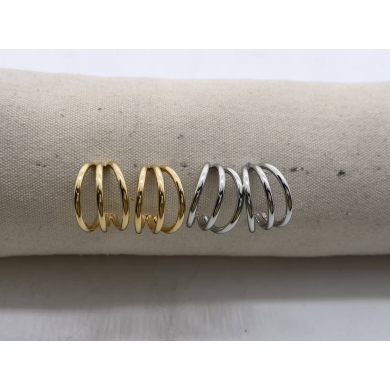 ARETES Y00634 PLATEADO Acero Inoxidable
