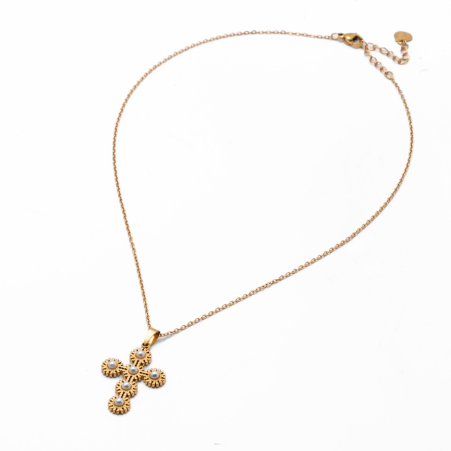 COLLAR ZO12277N DORADO Acero Inoxidable