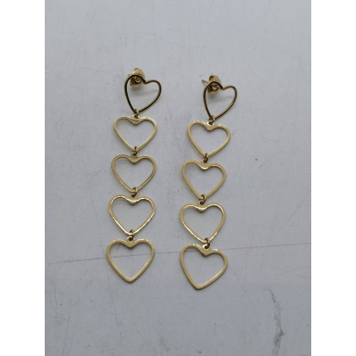 ARETES Y00645 PLATEADO Acero Inoxidable