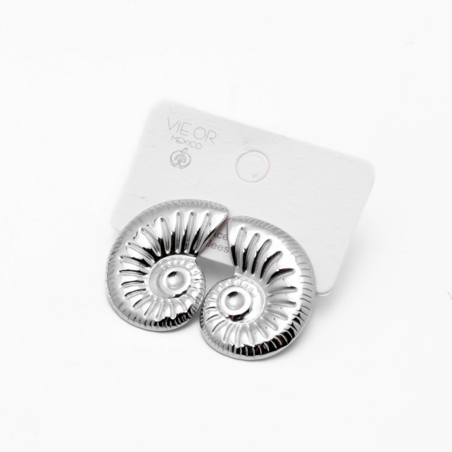 ARETES ZO14468E PLATEADO Acero Inoxidable G49