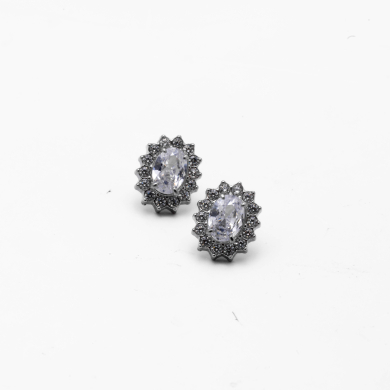 ARETES ZO14854E PLATEADO Acero Inoxidable F21