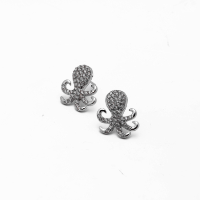 ARETES ZO14822E PLATEADO Acero Inoxidable F41