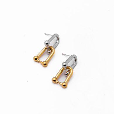 ARETES ZO13168E Bicolor Acero Inoxidable -F42