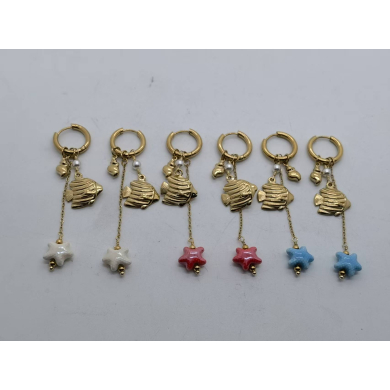 ARETES Y00686 AZUL Acero Inoxidable