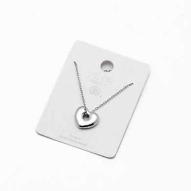 COLLAR ZO11531N PLATEADO Acero Inoxidable