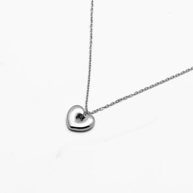 COLLAR ZO11531N PLATEADO Acero Inoxidable