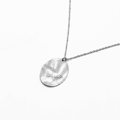 COLLAR ZO13180N PLATEADO Acero Inoxidable E23