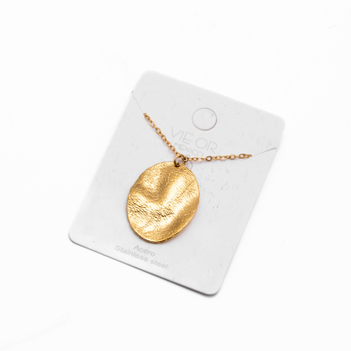 COLLAR ZO13180N DORADO Acero Inoxidable E23