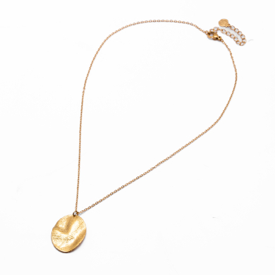 COLLAR ZO13180N DORADO Acero Inoxidable E23