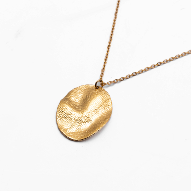 COLLAR ZO13180N DORADO Acero Inoxidable E23