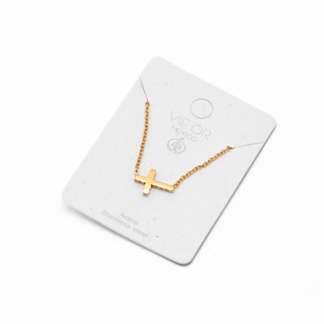 COLLAR ZO11509N DORADO Acero Inoxidable