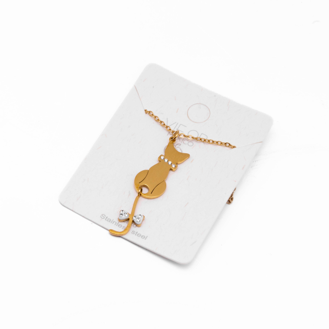 COLLAR ZO9450N250 DORADO Acero Inoxidable
