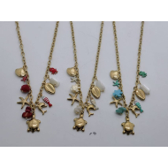 COLLAR Y00698 BEIG Acero Inoxidable