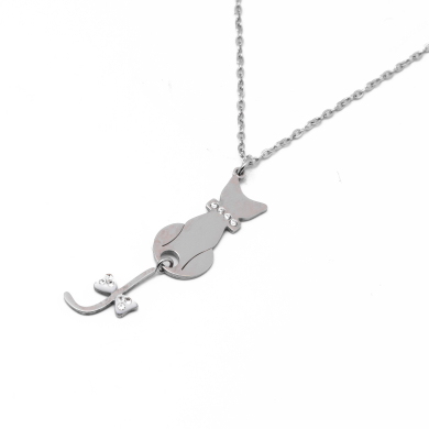 COLLAR ZO9450N250 PLATEADO Acero Inoxidable E41