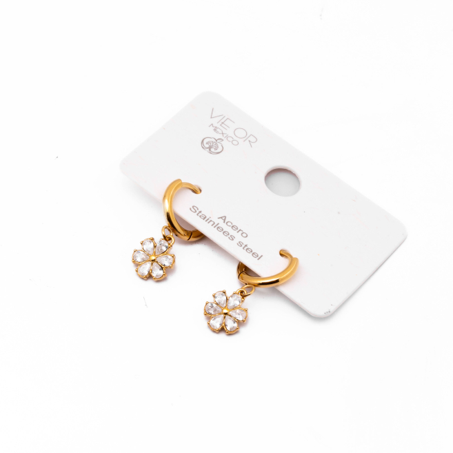 ARETES ZO12309E DORADO Acero Inoxidable