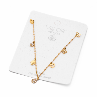 COLLAR ZO14956N DORADO Acero Inoxidable E26