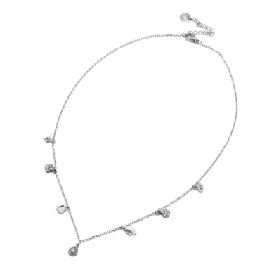 COLLAR ZO14956N PLATEADO Acero Inoxidable