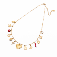 COLLAR ZO13473N DORADO Acero Inoxidable E34 E34