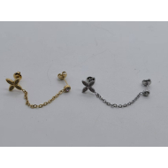 ARETES Y00753 PLATEADO Acero Inoxidable