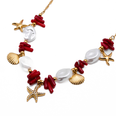 COLLAR ZO15222N DORADO Acero Inoxidable E35