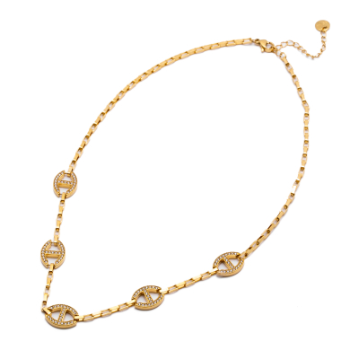 COLLAR ZO15538N DORADO Acero Inoxidable 2D43