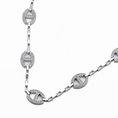 COLLAR ZO15538N PLATEADO Acero Inoxidable