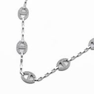 COLLAR ZO15538N PLATEADO Acero Inoxidable 2D43