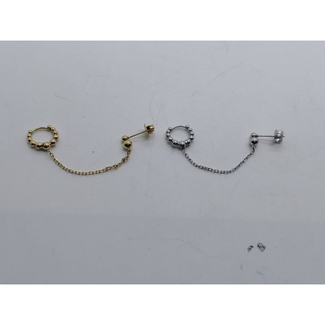 ARETES Y00764 PLATEADO Acero Inoxidable
