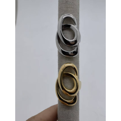 ANILLO Y00775 PLATEADO Acero Inoxidable