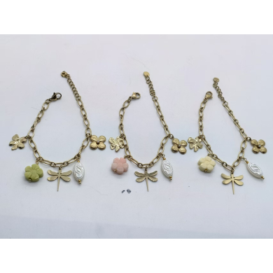 PULSERA Y00783 ROSA Acero Inoxidable