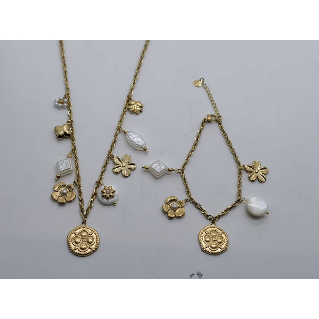 COLLAR Y00792 DORADO Acero Inoxidable