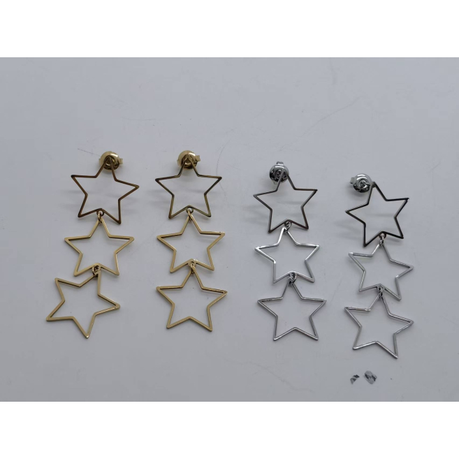 ARETES Y00707 PLATEADO Acero Inoxidable