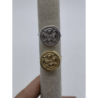 ANILLO Y00670 DORADO Acero Inoxidable 2A410