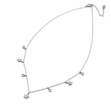 COLLAR ZO14933N PLATEADO Acero Inoxidable