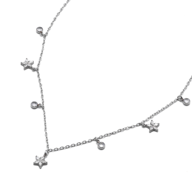 COLLAR ZO14933N PLATEADO Acero Inoxidable