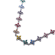 COLLAR ZO15147N PLATEADO+MULTICOLOR Acero Inoxidable E410