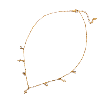 COLLAR ZO14931N DORADO Acero Inoxidable