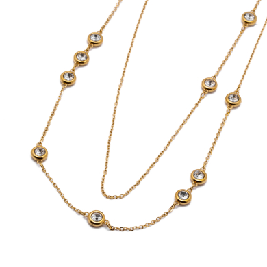 COLLAR ZO15398N/85CM DORADO Acero Inoxidable