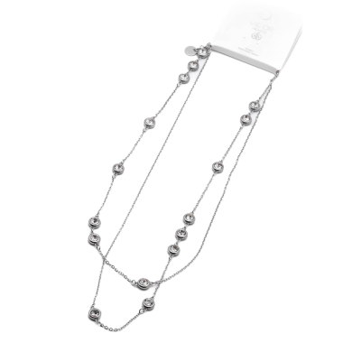 COLLAR ZO15398N/85CM PLATEADO Acero Inoxidable E45