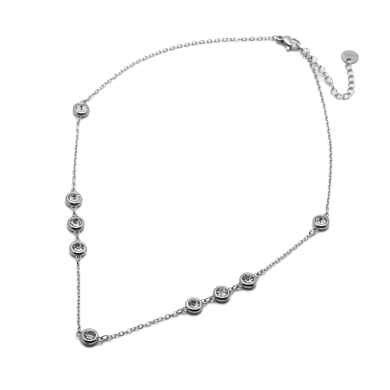 COLLAR ZO15571N PLATEADO Acero Inoxidable E45