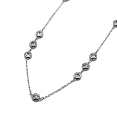 COLLAR ZO15571N PLATEADO Acero Inoxidable E45