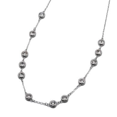 COLLAR ZO15400N PLATEADO Acero Inoxidable E45