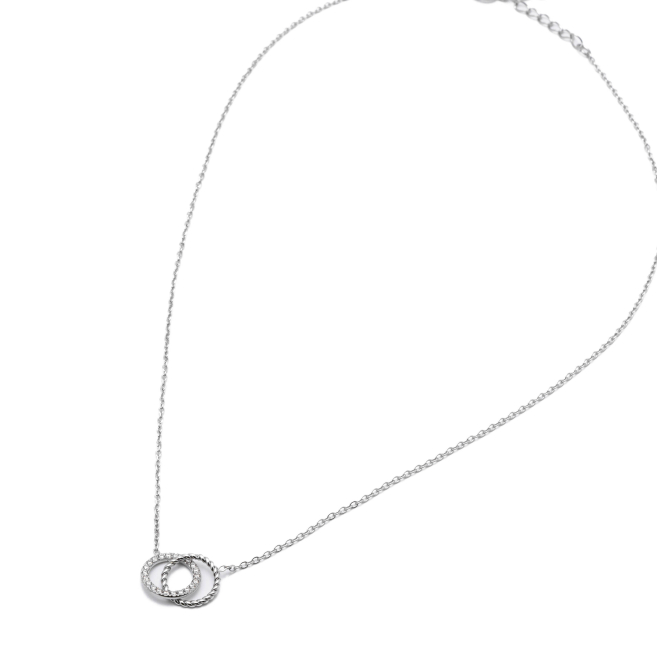 COLLAR ZO11864N PLATEADO Acero Inoxidable